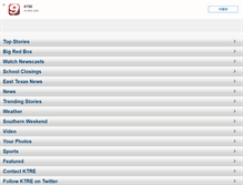Tablet Screenshot of m.ktre.com